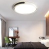 Bedroom Living Room Round Acrylic LED Flush Mount Ceiling Light Fixture