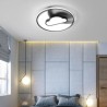 LED Flush Mount Ceiling Light with Moon and Clouds for Bedroom, Kids Room