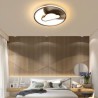 LED Flush Mount Ceiling Light with Moon and Clouds for Bedroom, Kids Room