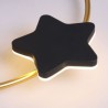 Bedroom Kids Room Moon and Star Led Flush Mount Ceiling Light