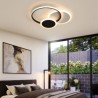 Modern Acrylic Ceiling Light Bedroom Living Room LED Round Flush Mount Light Fixture