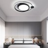 Bedroom Living Room LED Circular Flush Mount Ceiling Light