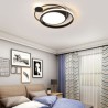 Bedroom Living Room LED Circular Flush Mount Ceiling Light