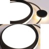 Bedroom Living Room LED Circular Flush Mount Ceiling Light