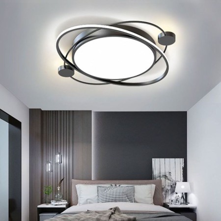 Planet Flush Mount Ceiling Lamp Bedroom Living Room Modern LED Ceiling Light