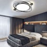 Planet Flush Mount Ceiling Lamp Bedroom Living Room Modern LED Ceiling Light