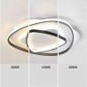 Geometric Shaped LED Flush Mount Light Fixture Bedroom Living Room LED Ceiling Light