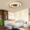 Irregular Round LED Flush Mount Ceiling Light for Living Room Bedroom