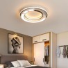 Acrylic Ceiling Light Bedroom Living Room Circular LED Flush Mount Light Fixture