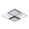 Acrylic Square Black and White Light Fixture for Bedroom Living Room Modern LED Flush Mount Ceiling Light