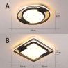 Bedroom Living Room Modern LED Acrylic Flush Mount Ceiling Light