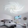 Modern LED Lighting Living Room Office Irregular Linear LED Flush Mount Ceiling Light