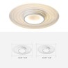 Minimalist LED Light Fixture Living Room Dining Room Modern Circular LED Flush Mount Ceiling Light