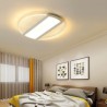 Creative Linear Light Fixture Living Room Office Modern Minimalist LED Flush Mount Ceiling Light