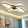 Living Room Dining Room Modern Oval LED Flush Mount Ceiling Light Acrylic Decorative Light Fixture