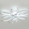 Silica Gel Decoration Light Bedroom Living Room Modern LED Flush Mount Ceiling Light