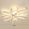 Silica Gel Decoration Light Bedroom Living Room Modern LED Flush Mount Ceiling Light