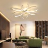 Silica Gel Decoration Light Bedroom Living Room Modern LED Flush Mount Ceiling Light