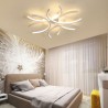 Silica Gel Decoration Light Bedroom Living Room Modern LED Flush Mount Ceiling Light