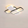 Acrylic Decoration Light Bedroom Living Room Modernism Rectangular LED Flush Mount Ceiling Light