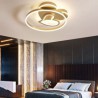 Bedroom Living Room Modern LED Flush Mount Acrylic Double-Layer Heart Shaped Ceiling Light