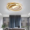 Bedroom Living Room Modern LED Flush Mount Acrylic Double-Layer Cloud Shaped Ceiling Light