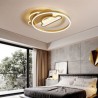 Bedroom Living Room Modern LED Flush Mount Acrylic Double-Layer Cloud Shaped Ceiling Light