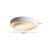 Living Room Bedroom LED Flush Mount Circular Ceiling Light