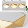 Bedroom Living Room Gold Geometric LED Flush Mount Acrylic Ceiling Light