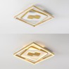 Bedroom Living Room Square LED Flush Mount Modern Acrylic Ceiling Light