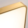 LED Ceiling Light Minimalist Acrylic Square Gold Bedroom Living Room