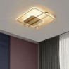 Bedroom Living Room Acrylic LED Flush Mount Modern Square Ceiling Light