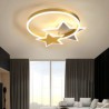 Acrylic Double Stars Light Fixture Bedroom Kids Room Star LED Flush Mount Ceiling Light