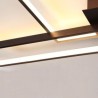 Creative Decoration Light Fixture Living Room Office Modern Rectangle LED Flush Mount Ceiling Light