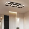 LED Flush Mount Acrylic Square Frame Ceiling Light Hallway Office Modern Minimalist