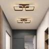 LED Flush Mount Acrylic Square Frame Ceiling Light Hallway Office Modern Minimalist