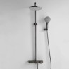 Handheld Shower Faucet System With Shower Shelf Plate Brass Shower Faucet Set