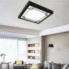 Nordic Simple LED Ceiling Light Living Room Bedroom Balcony Wooden Lighting Modern Black Ceiling Light