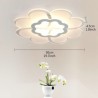 Modern Flower Shape LED Flush Mount Dining Room Bedroom Lighting