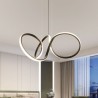 Art Deco Pendant Light with Modern LED Chandelier Aluminum Body