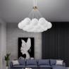 Modern 3D Print Balls Pendant Lamp Moon Bubble Chandelier For Dining Room Children Room