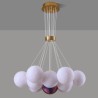 Modern 3D Print Balls Pendant Lamp Moon Bubble Chandelier For Dining Room Children Room