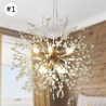 8 Light Dandelion Pendant Light For Dining Room Living Room LED Firework Chandeliers