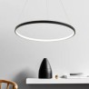 Acrylic Circle Hanging Light Led Pendant Light For Living Room