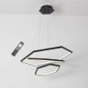 Led Pendant Light Modern Hexagonal Hanging Light For Living Room