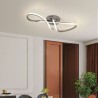 LED Pendant Lighting Fixtures For Living Room Semi-Flush Mount Ceiling Light