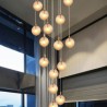 Creative Decorative Glass Globe Loft Villa LED Glass Pendant Light