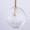 Creative Decorative Glass Globe Loft Villa LED Glass Pendant Light