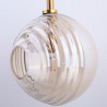 Creative Decorative Glass Globe Loft Villa LED Glass Pendant Light