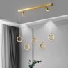 Acrylic Ring Light Fixture with LED Pendant Light